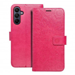 Samsung Galaxy A15 LTE Book Handytaschen MEZZO Book Mandala  Magenta
