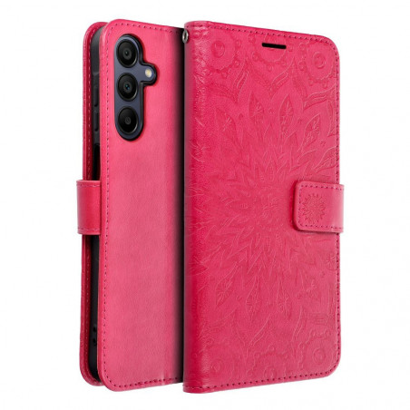 Samsung Galaxy A15 LTE Book Handytaschen MEZZO Book Mandala  Magenta