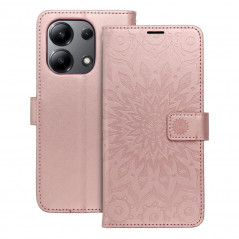 XIAOMI Redmi Note 13 4G Book Handytaschen MEZZO Book Mandala  Roségold