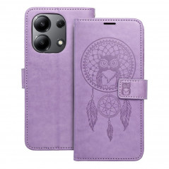 XIAOMI Redmi Note 13 4G Book Handytaschen MEZZO Book Traumfänger  Lila (Purple)