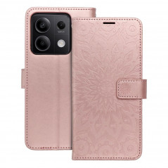 XIAOMI Redmi Note 13 5G Book Handytaschen MEZZO Book Mandala  Roségold