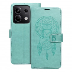 XIAOMI Redmi Note 13 5G Book Handytaschen MEZZO Book Traumfänger  Grün