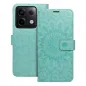 XIAOMI Redmi Note 13 Pro 5G Book Handytaschen MEZZO Book Mandala  Grün