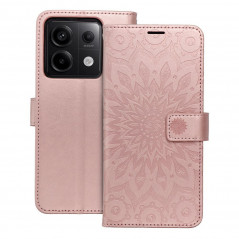 XIAOMI Redmi Note 13 Pro 5G Book Handytaschen MEZZO Book Mandala  Roségold