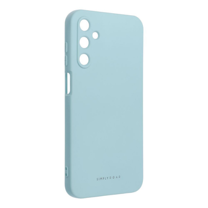 Samsung Galaxy A15 LTE Hülle Roar Space Monochromatische, Elegant  Himmelblau
