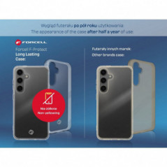 Samsung Galaxy A15 LTE Hülle Forcell F-Protect Long Lasting Durchsichtbar