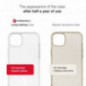 Apple iPhone 15 Plus Hülle Forcell F-Protect Long Lasting Durchsichtbar