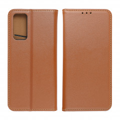 XIAOMI Redmi Note 12 5G Book Handytaschen Leather case SMART PRO Elegant  Braun