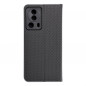 XIAOMI 13 Lite Book Handytaschen LUNA Book Carbon Kohlenstoff-Faser, Elegant  Schwarz