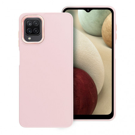 Samsung Galaxy A12 Hülle FRAME Elegant  Puderrosa