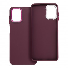 Samsung Galaxy A12 Hülle FRAME Elegant  Lila (Purple)