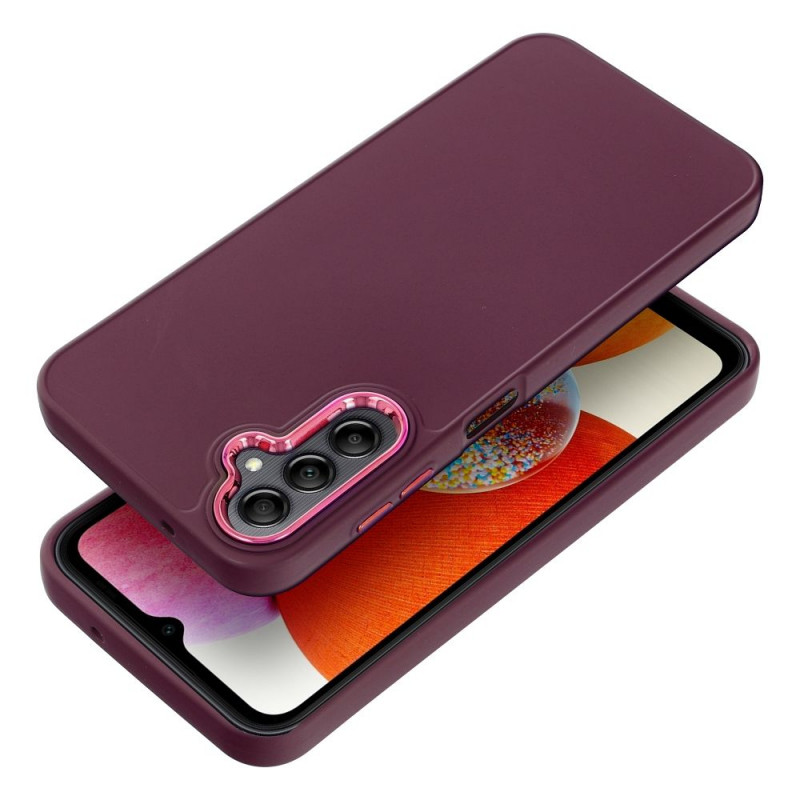 Samsung Galaxy A14 5G Hülle FRAME Elegant  Lila (Purple)