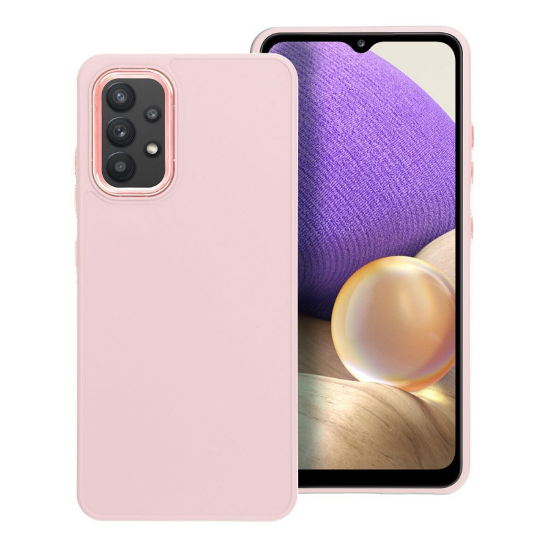 Samsung Galaxy A32 LTE Hülle FRAME Elegant  Puderrosa
