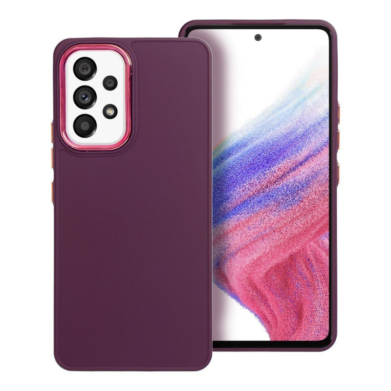 Samsung Galaxy A53 5G Hülle FRAME Elegant  Lila (Purple)