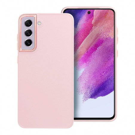 Samsung Galaxy S21 FE 5G Hülle FRAME Elegant  Puderrosa