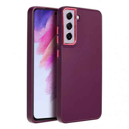 Samsung Galaxy S21 FE 5G Hülle FRAME Elegant  Lila (Purple)