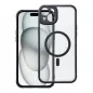 Apple iPhone 15 Plus Hülle Full Matte Mag Cove MagSAFE  Schwarz