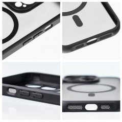 Apple iPhone 14 Plus Hülle Full Matte Mag Cove MagSAFE  Schwarz