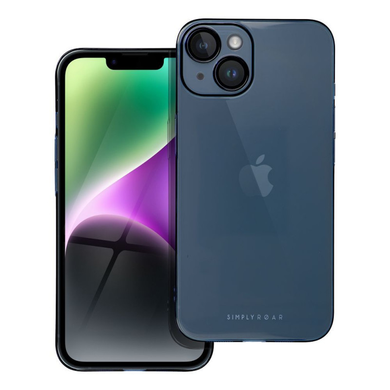 Apple iPhone 14 Hülle Roar Pure Simple Fit  Marine