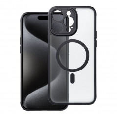 Apple iPhone 15 Pro Max Hülle Full Matte Mag Cove MagSAFE  Schwarz