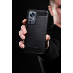 Honor Magic5 Pro 5G Hülle Carbon Elegant  Schwarz