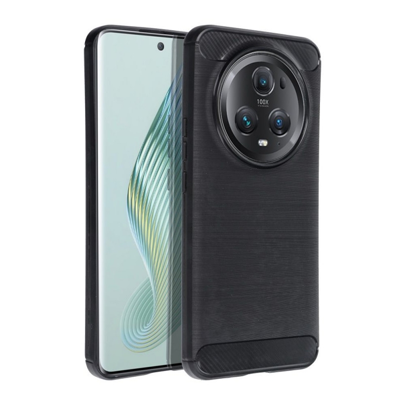 Honor Magic5 Pro 5G Hülle Carbon Elegant  Schwarz