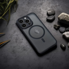 Apple iPhone 13 Pro Max Hülle Full Matte Mag Cove MagSAFE  Schwarz
