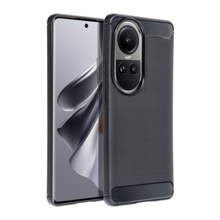 Oppo Reno10 5G Hülle Carbon Elegant  Schwarz