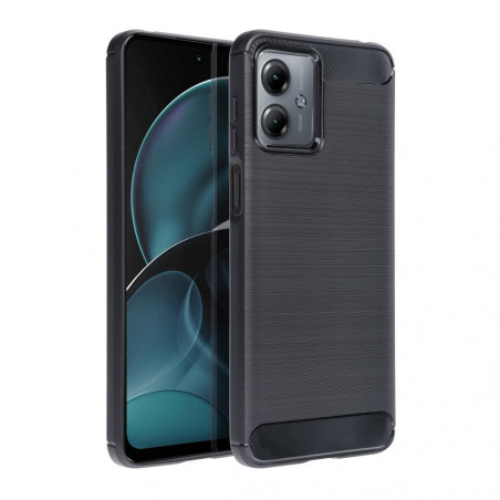Motorola Moto G14 Hülle Carbon Elegant  Schwarz