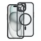 Apple iPhone 15 Hülle Full Matte Mag Cove MagSAFE  Schwarz