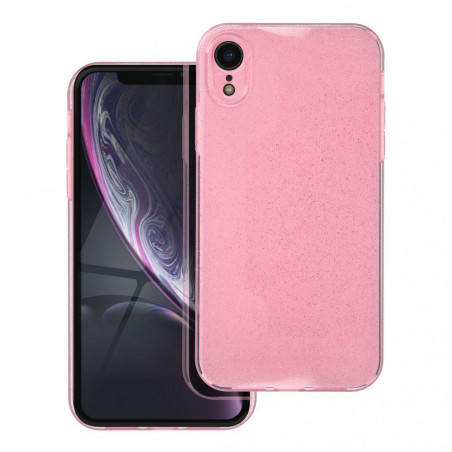 Apple iPhone XR Hülle CLEAR 2mm BLINK Rosa