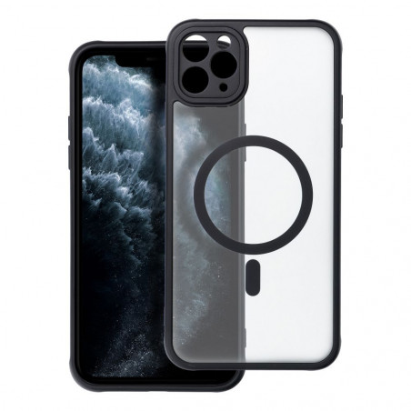 Apple iPhone 11 Pro Max Hülle Full Matte Mag Cove MagSAFE  Schwarz