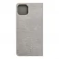 Apple iPhone 15 Plus Book Handytaschen LUNA Book Gold Elegant  Silber