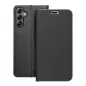 Samsung Galaxy A14 5G Book Handytaschen LUNA Book Carbon Kohlenstoff-Faser, Elegant  Schwarz