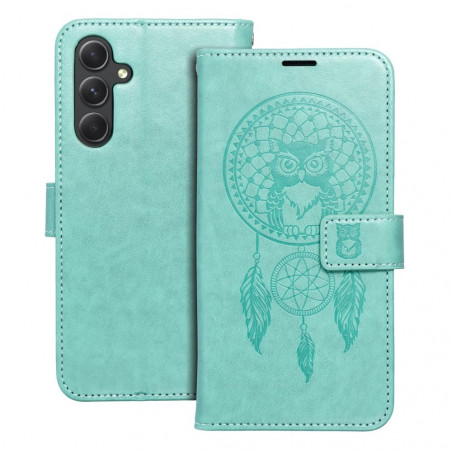 Samsung Galaxy A54 Book Handytaschen MEZZO Book Traumfänger  Grün
