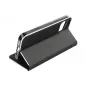 Samsung Galaxy A54 Book Handytaschen LUNA Book Carbon Kohlenstoff-Faser, Elegant  Schwarz