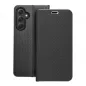 Samsung Galaxy A54 Book Handytaschen LUNA Book Carbon Kohlenstoff-Faser, Elegant  Schwarz