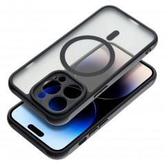 Apple iPhone 15 Pro Hülle Full Matte Mag Cove MagSAFE  Schwarz