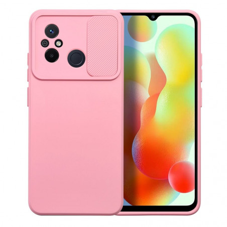 XIAOMI Redmi 12C Hülle Slide Hell-Pink