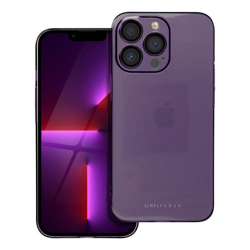 Apple iPhone 13 Pro Hülle Roar Pure Simple Fit  Lila (Purple)