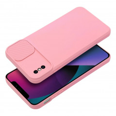 Apple iPhone XS Hülle Slide Hell-Pink