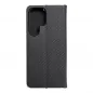 Samsung Galaxy S23 Ultra 5G Book Handytaschen LUNA Book Carbon Kohlenstoff-Faser, Elegant  Schwarz