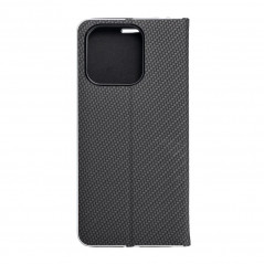 XIAOMI Redmi 12C Book Handytaschen LUNA Book Carbon Kohlenstoff-Faser, Elegant  Schwarz