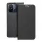 XIAOMI Redmi 12C Book Handytaschen LUNA Book Carbon Kohlenstoff-Faser, Elegant  Schwarz