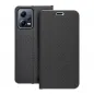 XIAOMI Redmi Note 12 5G Book Handytaschen LUNA Book Carbon Kohlenstoff-Faser, Elegant  Schwarz