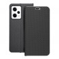 XIAOMI Redmi Note 12 Pro 5G Book Handytaschen LUNA Book Carbon Kohlenstoff-Faser, Elegant  Schwarz