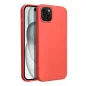 Apple iPhone 15 Plus Hülle Silicone Elegant  Pfirsich