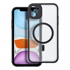 Apple iPhone 11 Hülle Full Matte Mag Cove MagSAFE  Schwarz