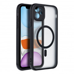 Apple iPhone 11 Hülle Full Matte Mag Cove MagSAFE  Schwarz