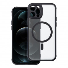 Apple iPhone 12 Pro Hülle Full Matte Mag Cove MagSAFE  Schwarz